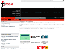 Tablet Screenshot of fsbm.com.my